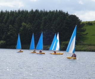 A sunny day of sailing